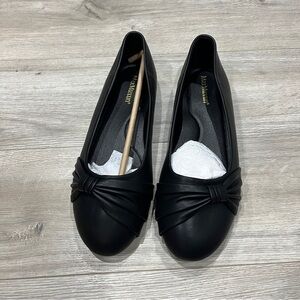 Amazon Black Knotted Ballet Flats
